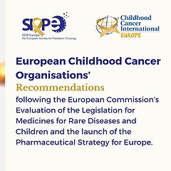 Recommendations for paediatric cancer following launch of the Pharmaceutical Strategy for Europe